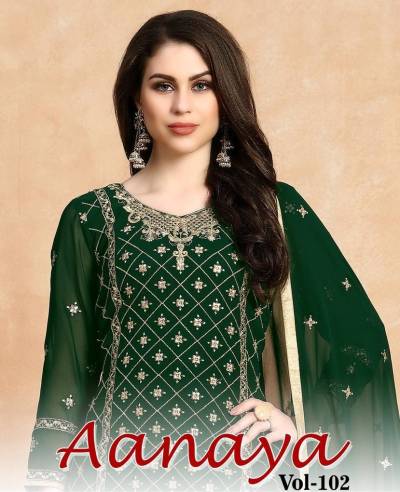 Aanaya Vol 102 By Twisha Lehenga Style Festive Wear Suits Collection